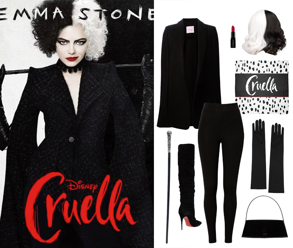 Cruella-devil-live-action-Halloween-costume-work-appropriate